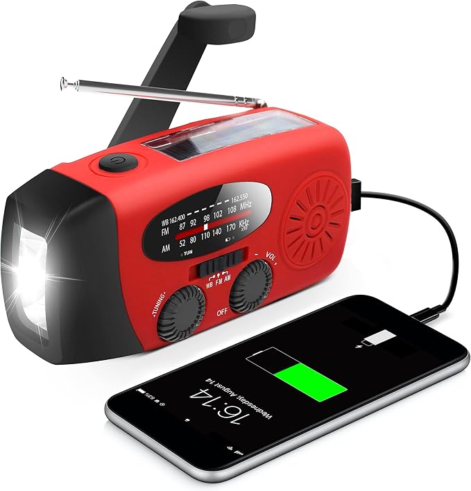 RunningSnail Emergency Hand Crank Radio by RunningSnail
