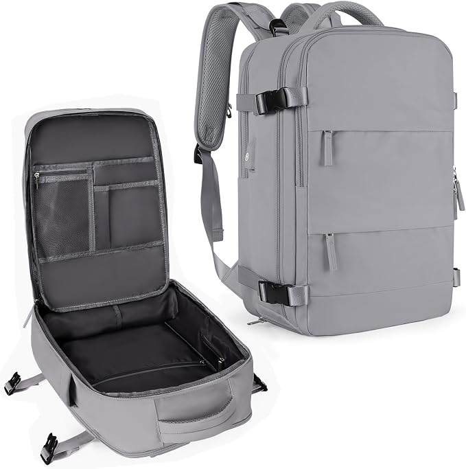 Coowoz Large Travel Backpack For Women Men, Flight Approved, Waterproof Outdoor by coowoz