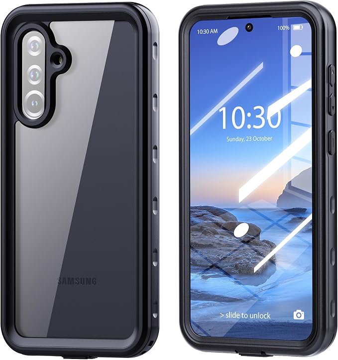for Samsung Galaxy A37/A36 5G Case, IP68 Waterproof Shockproof Case, Military by AMILIFECASES