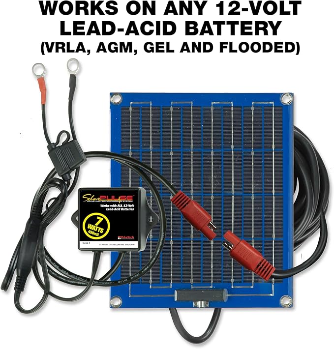 PulseTech SolarPulse SP-7 Solar Battery Charger Maintainer, 7 Watt - Image 5