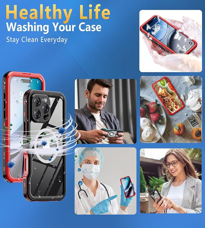 for iPhone 16 Pro Max Case Waterproof | Shockproof Dust Proof Phone Case Cover - Image 7