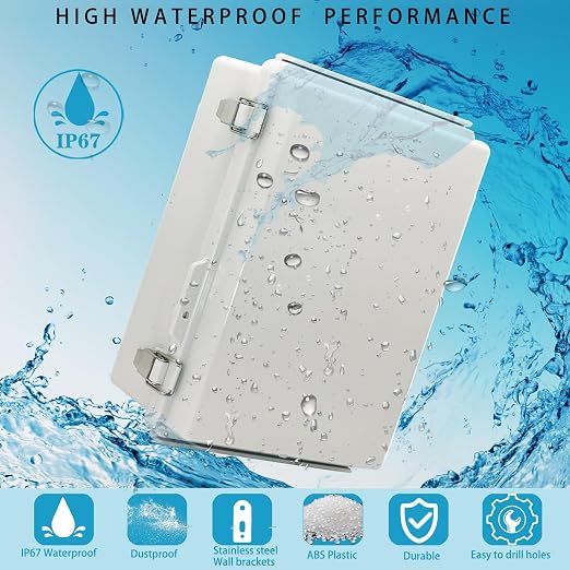 Outdoor Waterproof Electrical Box Junction Box Weatherproof IP67 ABS Plastic - Image 2