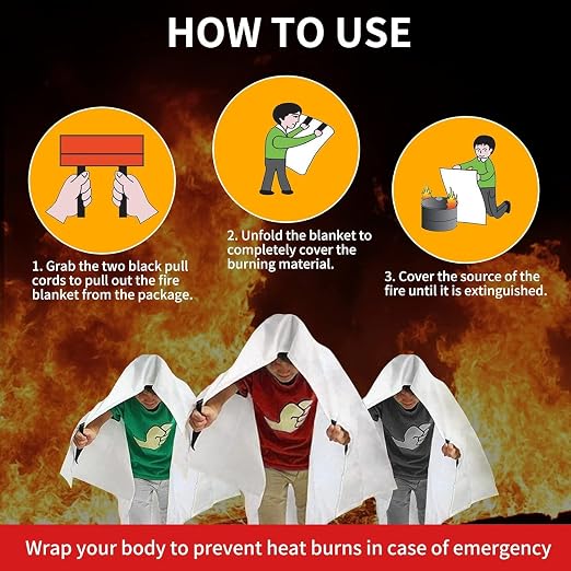 COSHNIBI Emergency Fire Blanket - Image 6