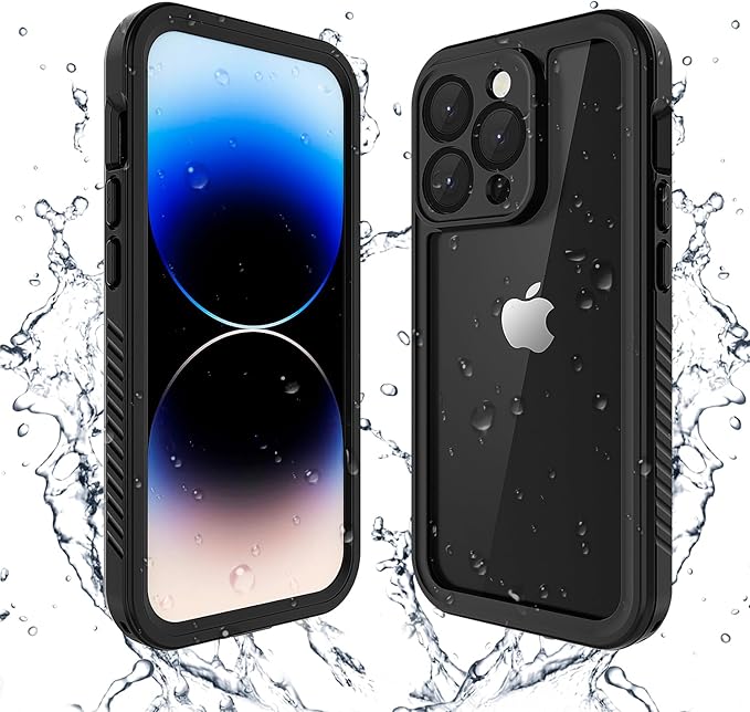 Lanenas for iPhone 14 Pro Case, 14 Pro Waterproof Case by Lanenas