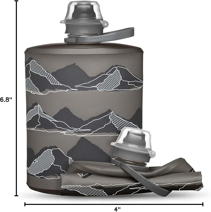 HydraPak Stow Collapsible Water Bottle – 350ml, 1L – Ultralight, Leak-Proof - Image 7