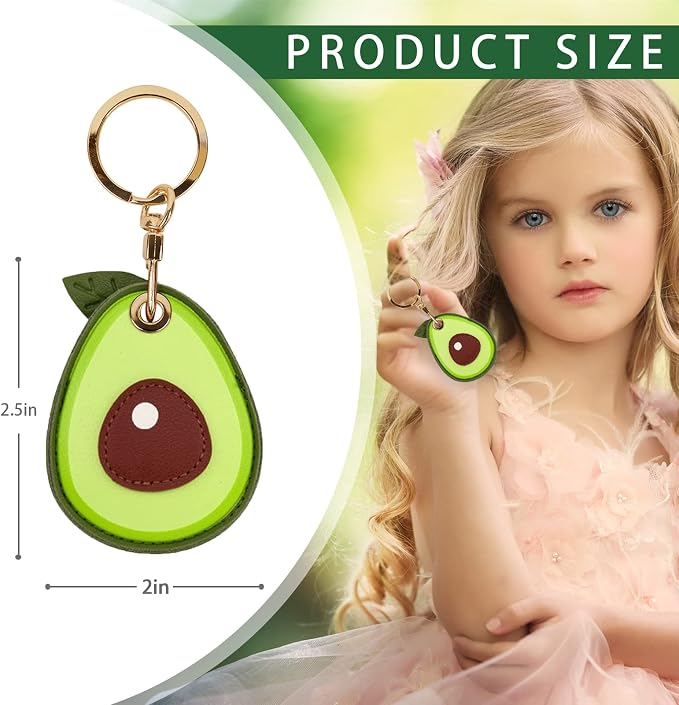 Leather Keychain Case Holder Compatible - Image 2