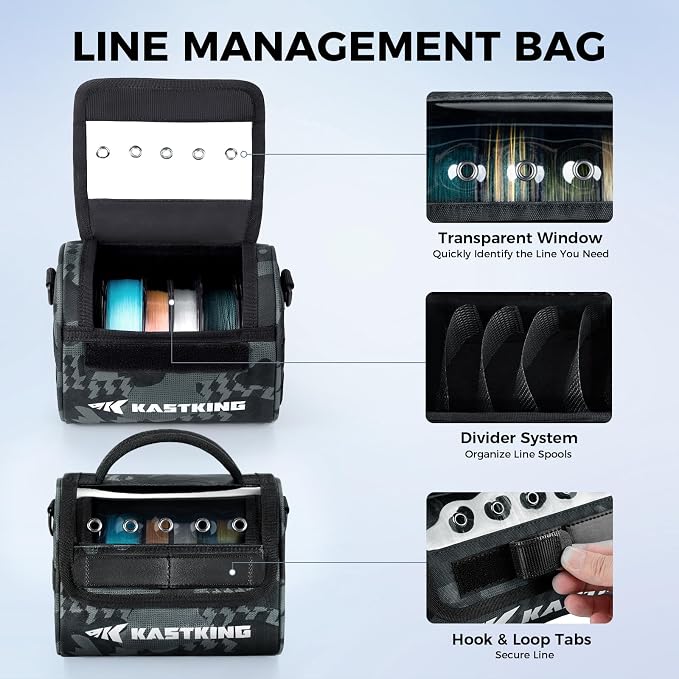 KastKing BaitSpace Line Management Bag, Fishing Line Storage Bag - Image 2