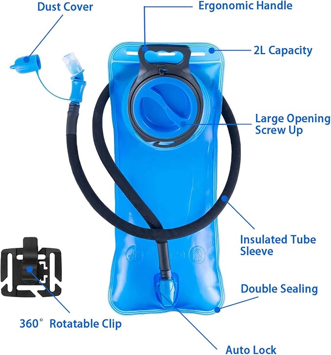 Hydration Bladder 1.5L-2L-3L, Leak Proof Water Reservoir - Image 3