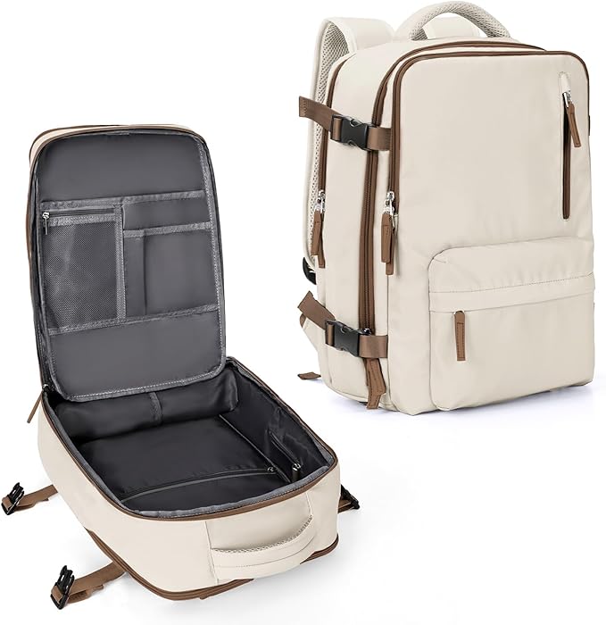 WONHOX Large Travel Backpack Carry on Flight Approved Laptop Work Business by WONHOX