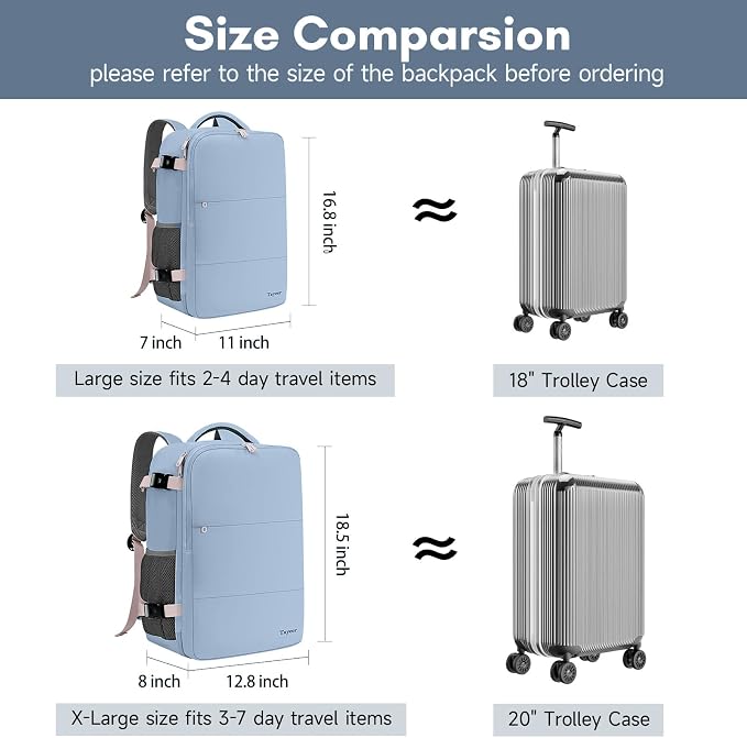 Taygeer Laptop Backpack for Women, TSA Approved Carry On - Image 5