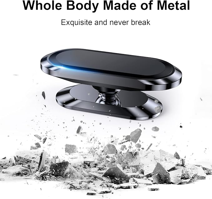 【2-Pack】 Magnetic Phone Holder for Car Dash【Strong Magnet】 Magnetic Car Phone - Image 3
