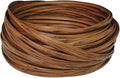 Feyart 32m/105ft 8mm Dark Wood Grain Brown Wicker Repair Kit, PE Rattan Repair by Feyart