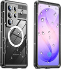 for Samsung Galaxy S26 Ultra Waterproof Case, Magnetic Heavy Duty Military by Haireca