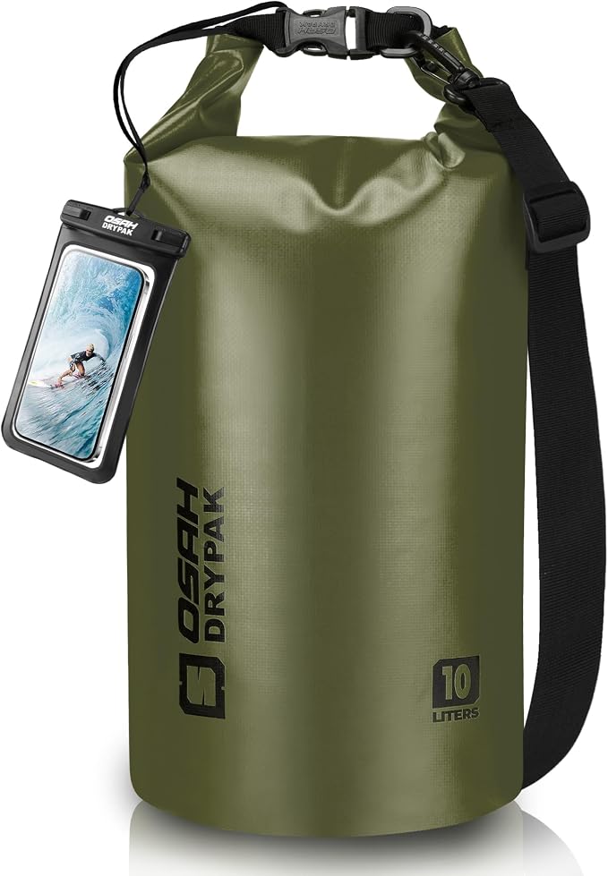 Waterproof Dry Bag, 5L/10L/20L/30L/40L Roll Top Lightweight Storage Backpack by OSAHDRYPAK
