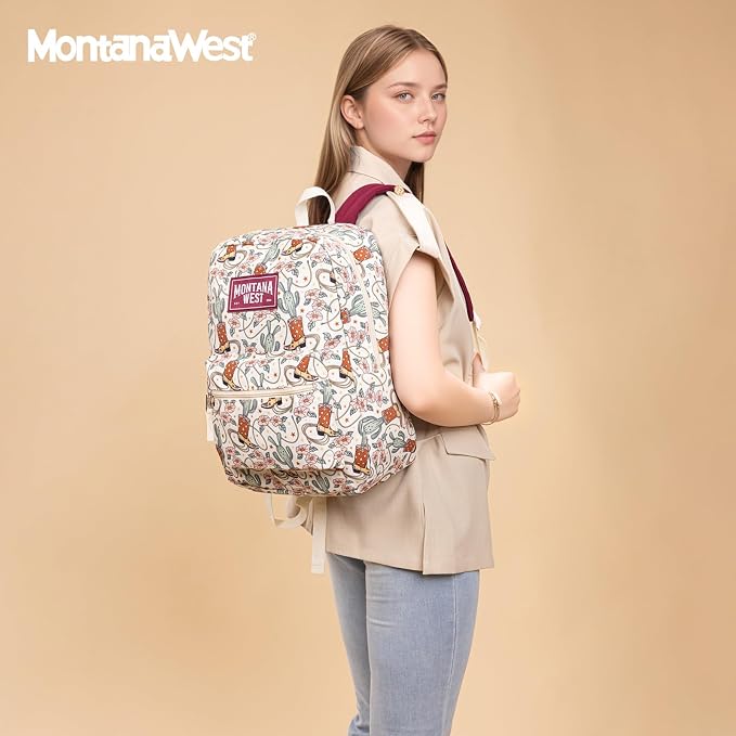 Montana West Backpack for Women Men 2 PCS Lightweight College Bookbags Casual - Image 6