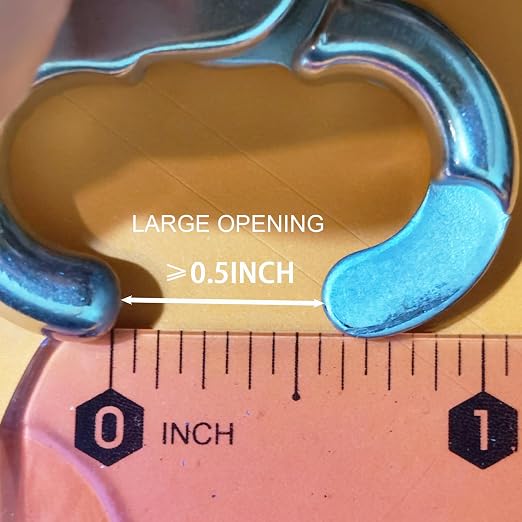 2 PCS 316 Stainless Steel Swivel Trigger Snap Hooks, 2.65” Heavy Duty Clips - Image 3