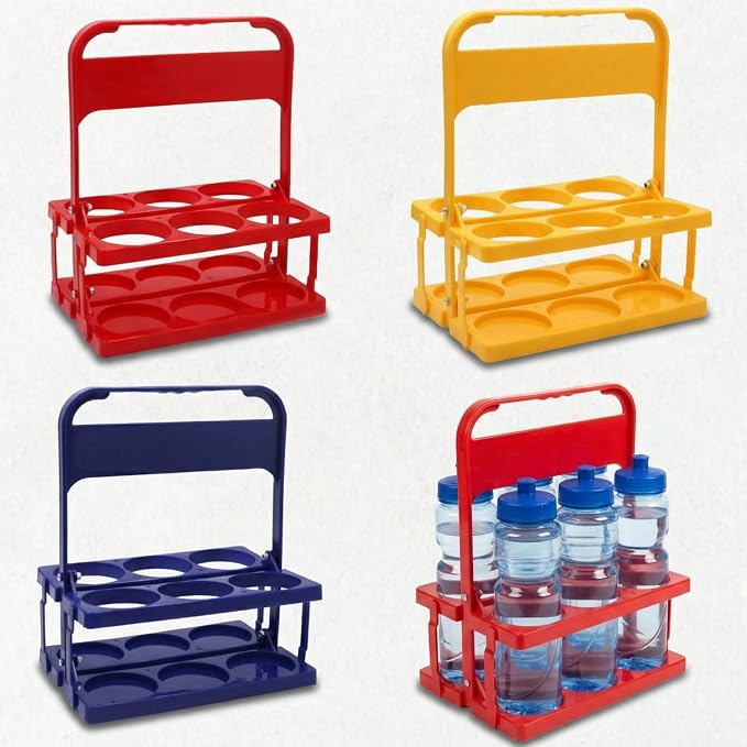 Reallnaive 3 Pcs Collapsible Water Bottle Carrier by Unknown