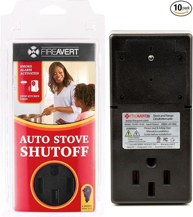 FireAvert - Electric Auto Stove Shut-Off Safety Device, Oven Monitoring Solution by FireAvert