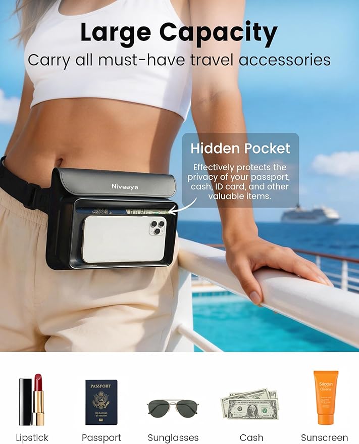 Niveaya IPX8 Waterproof Fanny Pack - Image 4