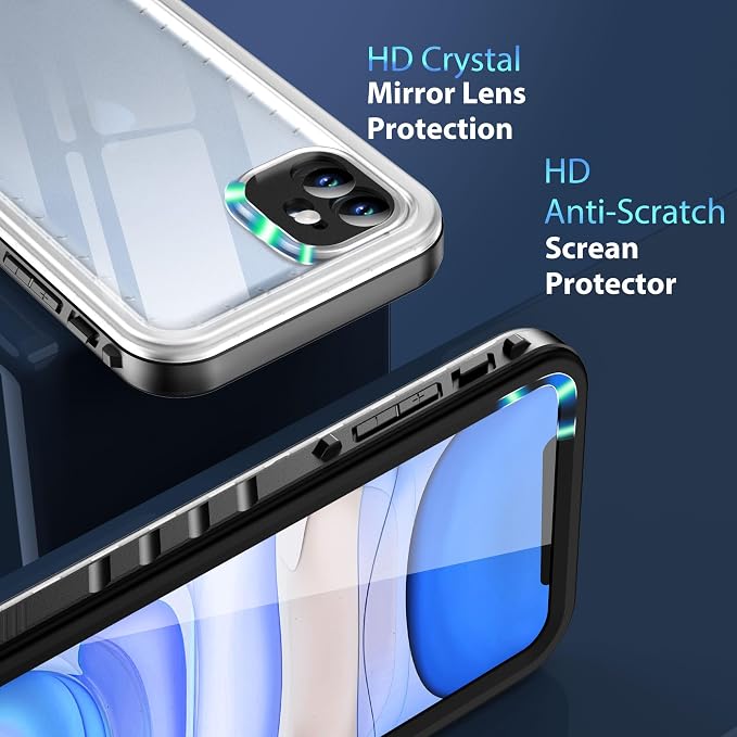 SPORTLINK Waterproof Case for iPhone 11, Full Body Heavy Duty Protection Full - Image 5