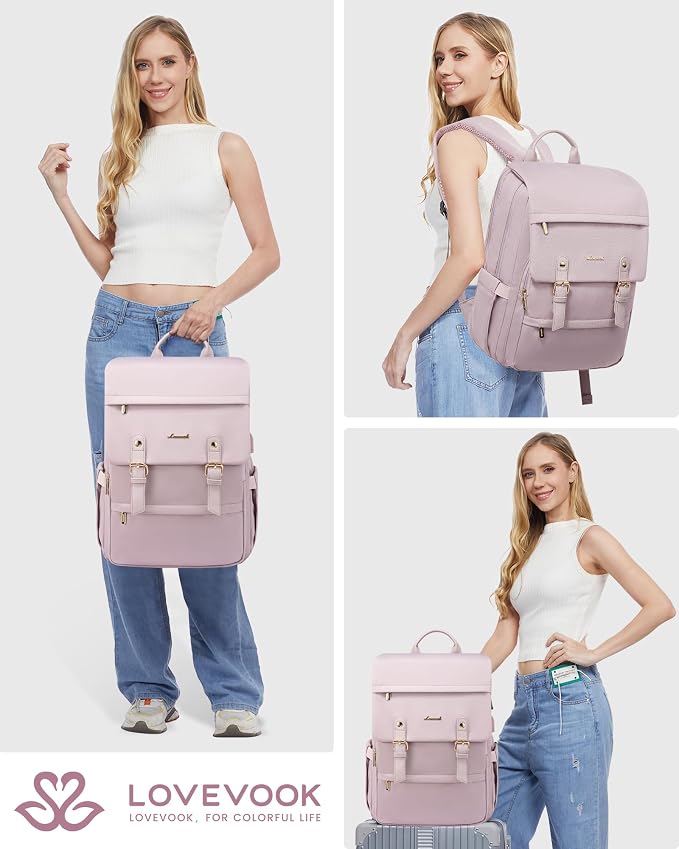 LOVEVOOK Travel Laptop Backpack Purse - Image 6