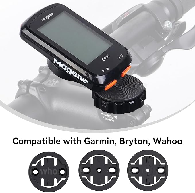 DDJ AirTag Bike Computer Mount, Hidden Stem Cap AirTag Holder Compatible - Image 4