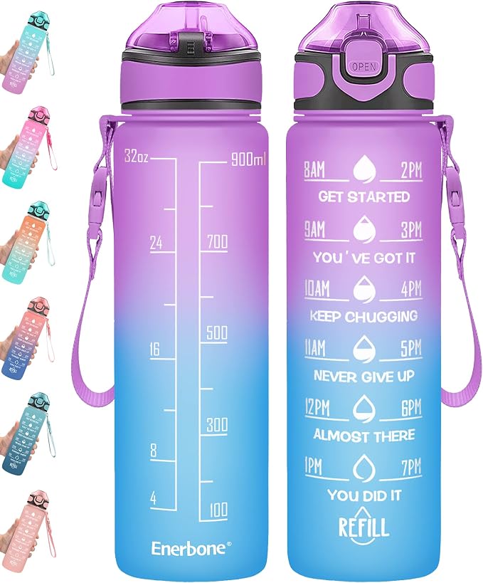Enerbone 32 oz Drinking Water Bottle by Enerbone