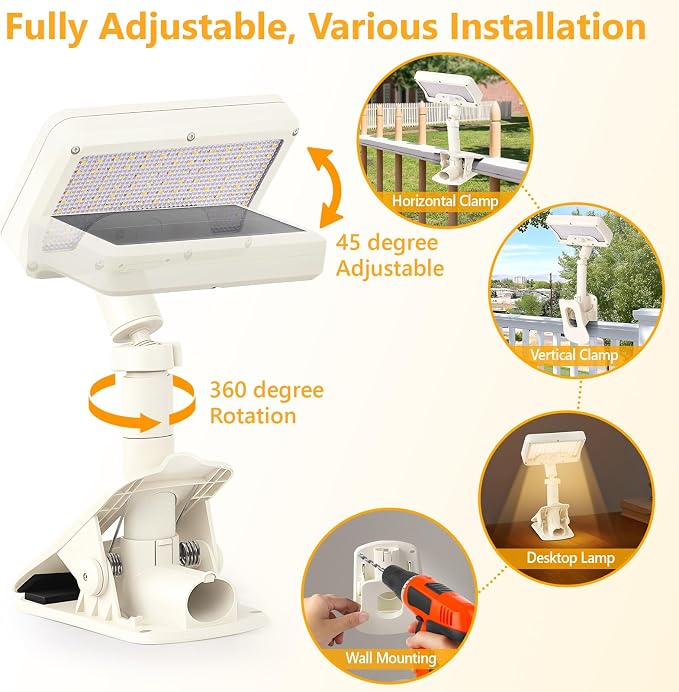 Clip On Solar Lights Outdoor - Image 2