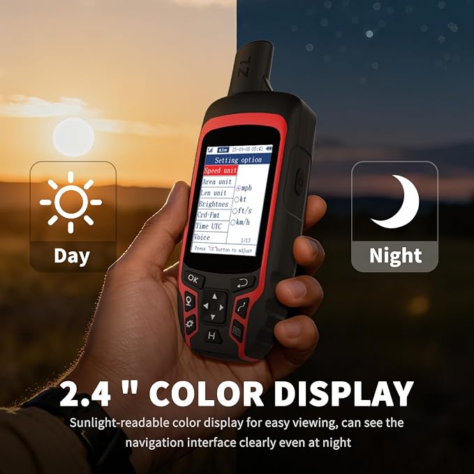 A6 Handheld GPS for Hiking, Rugged Waterproof GPS Navigator - Image 7