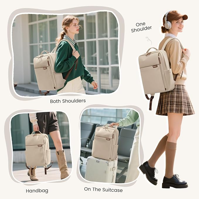 Laptop Backpack for Women, Work Business Traval Computer Backpacks - Image 6
