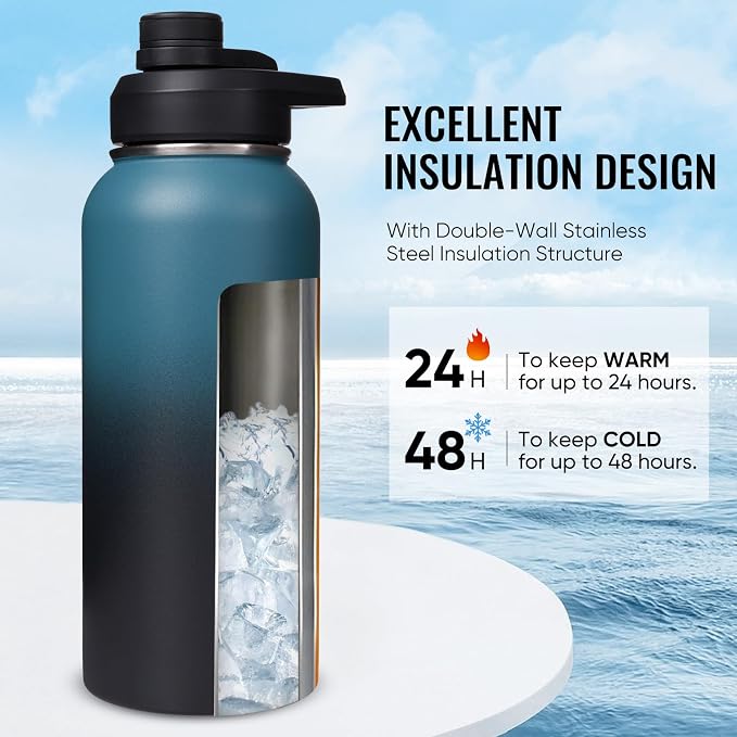 Fijinhom 32 oz Insulated Water Bottle - Image 2