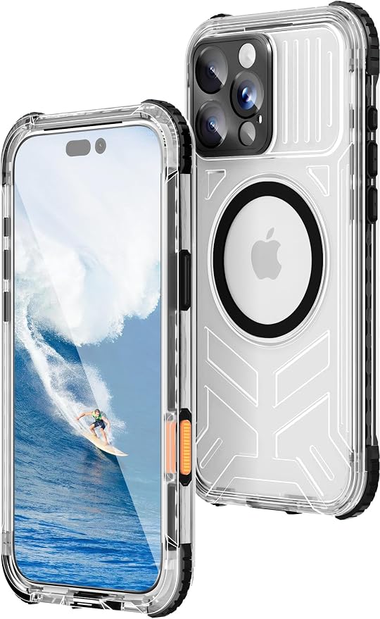 WIFORT for iPhone 16 Pro Max Waterproof Case, Fit for Magsafe Full Body by WIFORT
