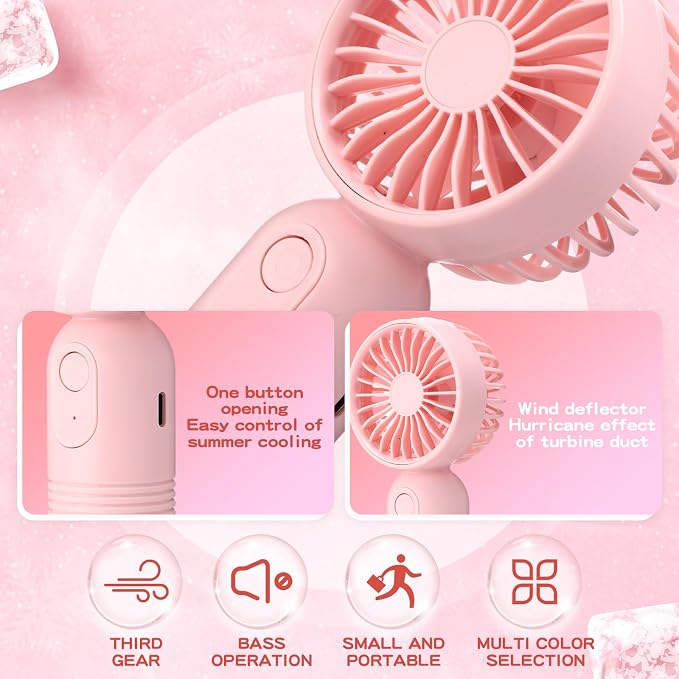 Rossesay 36 Pcs Mini Portable Fan Bulk Cute Handheld Lightweight Small Little - Image 5