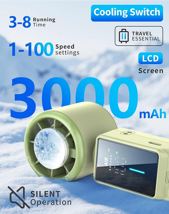 Foluu 3-in-1 Portable Cooling Fan - Image 2