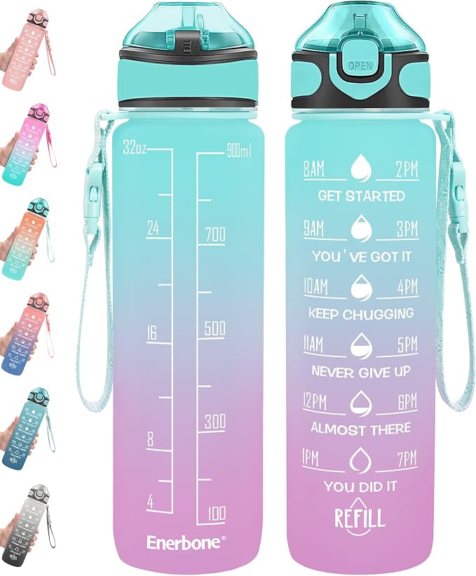 Enerbone 32 oz Drinking Water Bottle by Enerbone