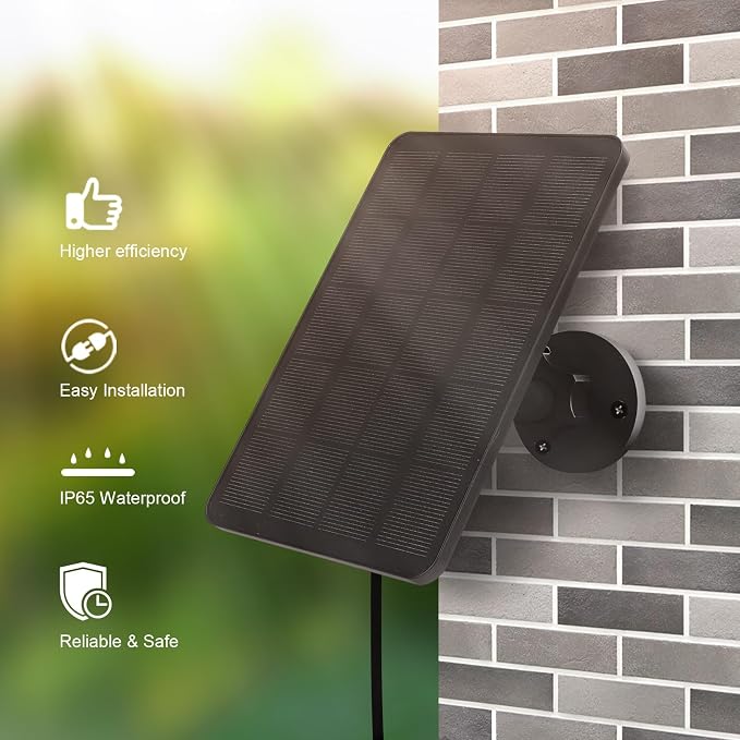 2 Pack Solar Panel for Blink Outdoor 4 Camera, 4W Solar Panels - Image 4