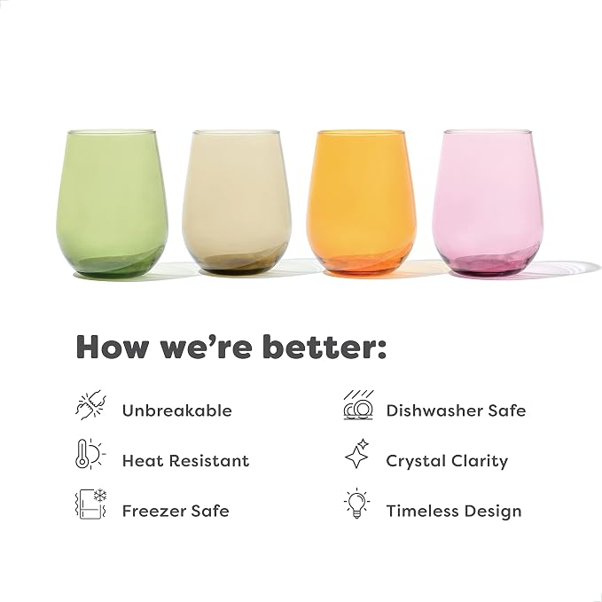 TOSSWARE RESERVE 16oz Stemless Wine - Image 2