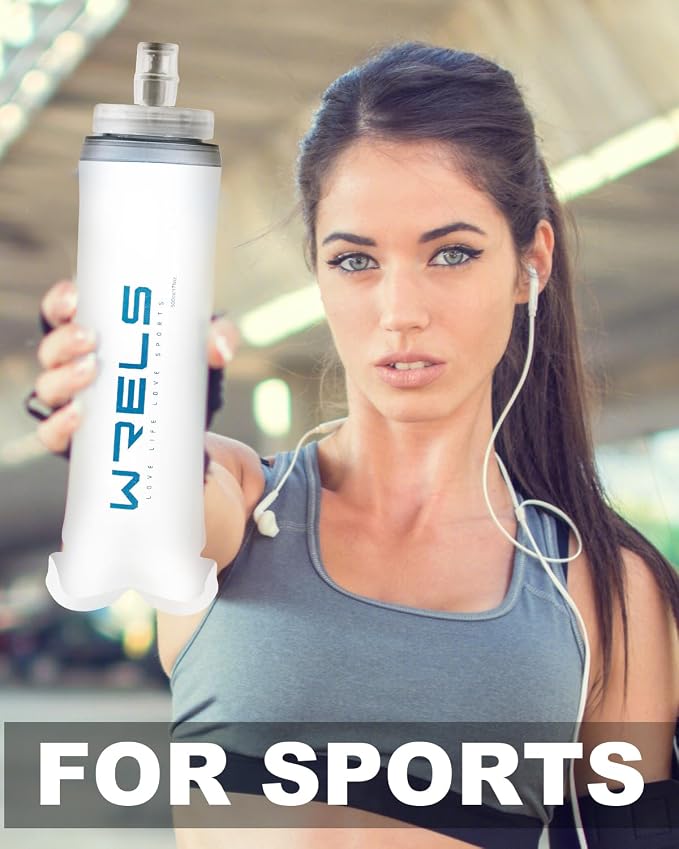 WRELS Collapsible Soft Flask Water Bottle - Image 6