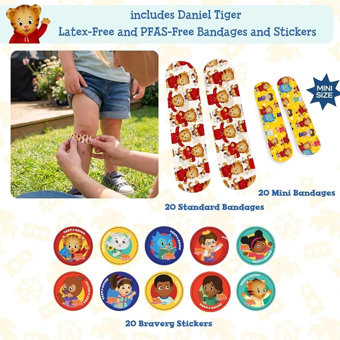KeepGoing Daniel Tiger’s Travel First Aid Kit - Image 6