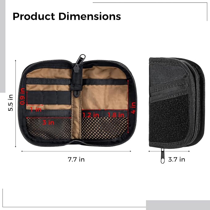 EDC Organizer Pouch Mini Tactical Gear Bag, Compact Utility Tool Holder - Image 4