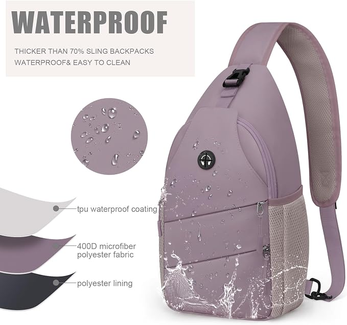 Pritent Crossbody Bags for Women Men Trendy Sling Bag Backpack Casual Chest Bag - Image 4