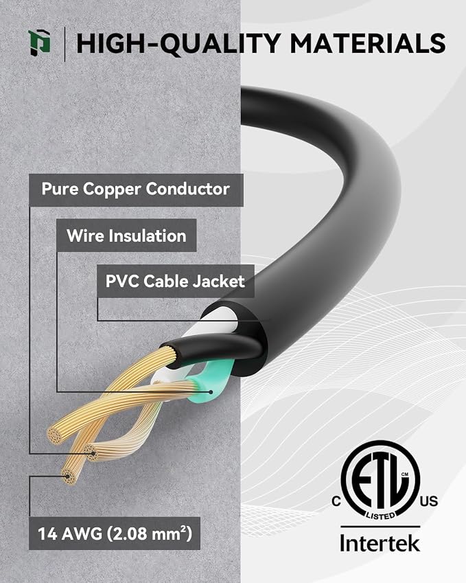 PLUGTUL 3FT GFCI Extension Cord - Image 4