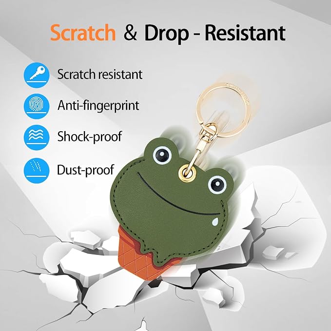Leather Keychain Case Holder Compatible - Image 3
