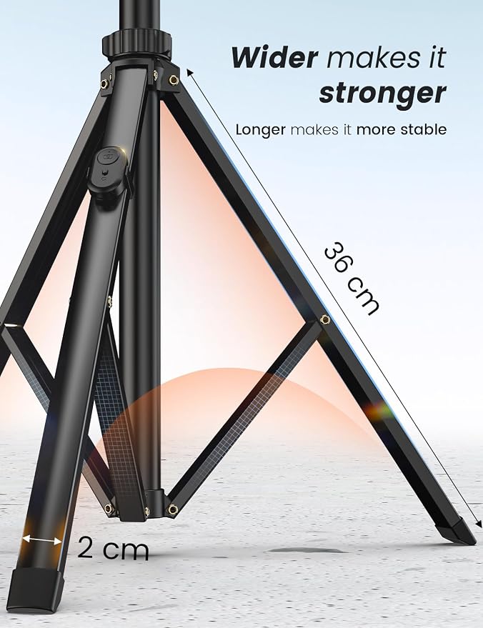86'' Phone Tripod & Selfie Stick, Tripod - Image 4