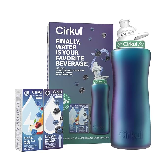 Cirkul 32oz. Chameleon Stainless Steel Water Bottle Starter Kit - Image 2