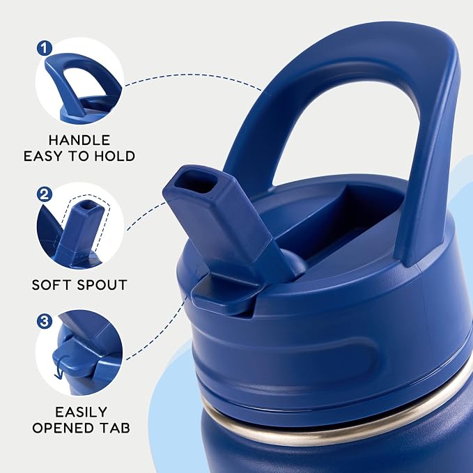 Fijinhom 12oz Water Bottle for School, Water Bottles - Image 4