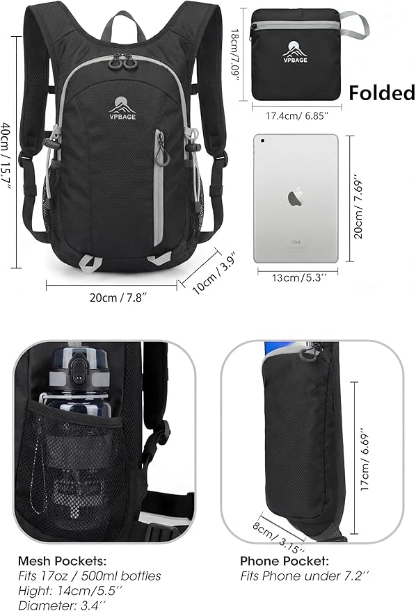 Foldable Small Hiking Backpack - Image 5