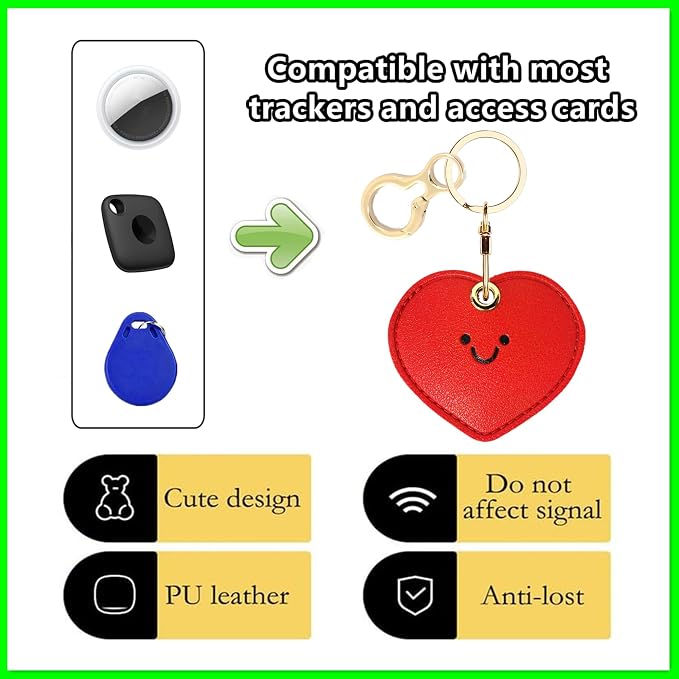 Leather Keychain Holder Case Compatible - Image 3