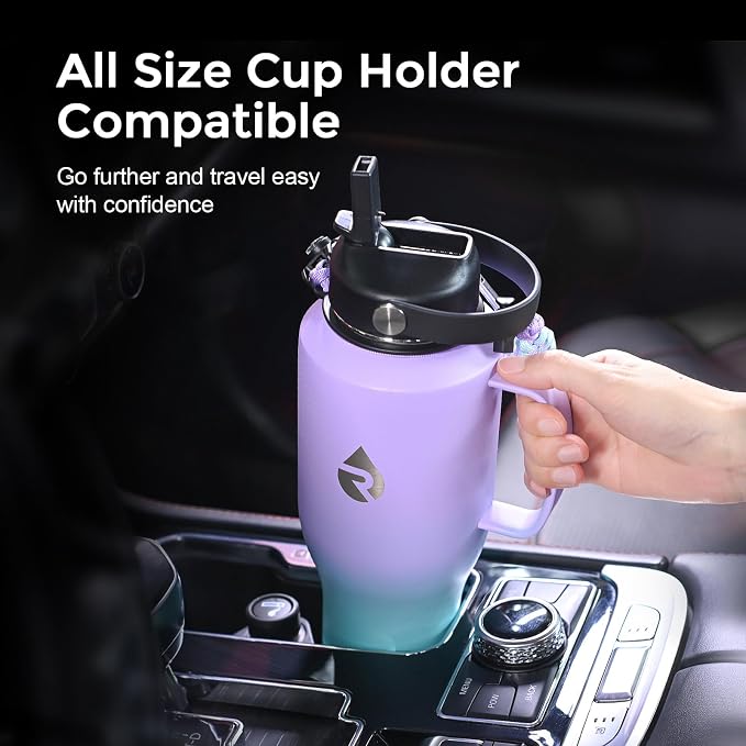 RAYMYLO Insulated Water Bottle 40oz, Stainless Steel Water Bottle - Image 6