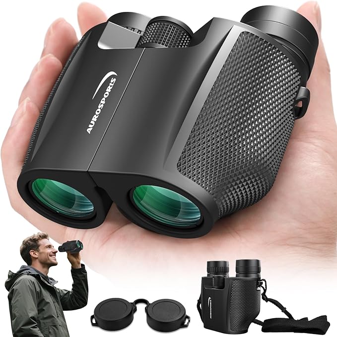 Aurosports 12x32 Compact Binoculars by aurosports